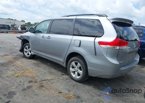 2011 Toyota Sienna Le V6 из США, поврежденный, VIN 5TDKK3DC6BS023825
